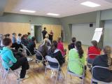 Master DJ Swanstrom teaching a Women's Self-Defense Seminar